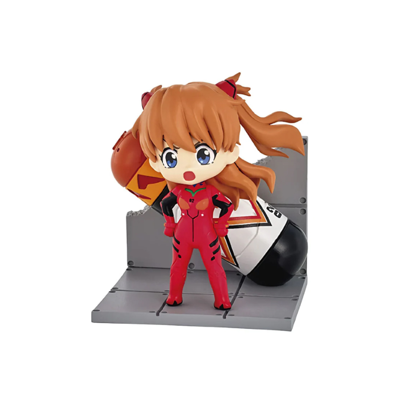 Figura Asuka Shikinami Langley Neon Genesis Evangelion Re-ment Desq Desktop Eva