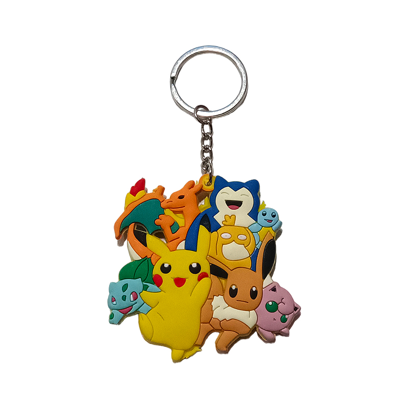 Llavero Silicona Pikachu y Amigos