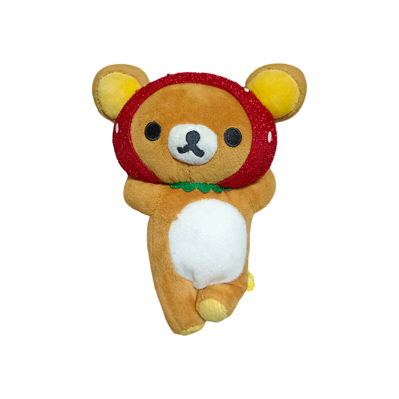 Peluche Rilakkuma Relajado Gorro Fresita