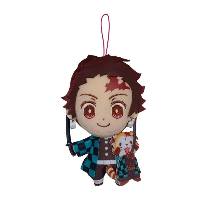 Peluche Tanjiro Kamado Demon Slayer Kimetsu no yaiba x Rascal Puchi Boneka