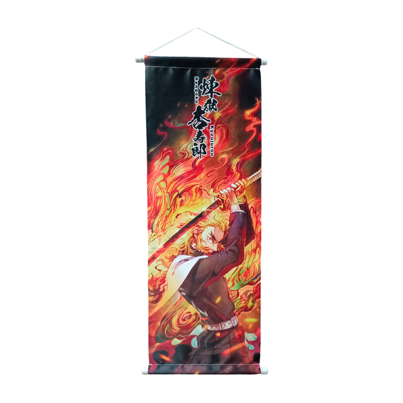 Póster Scroll Kyojuro Rengoku Fuego Demon Slayer Kimetsu no Yaiba